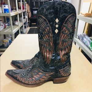 Men’s Corral Vintage Cowboy Boots Size 9 1/2 D